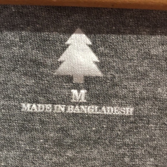 🌲 “Naughty, Nice, No Comment” Women’s Grey and Red Baseball Tee size Medium - Picture 5 of 8